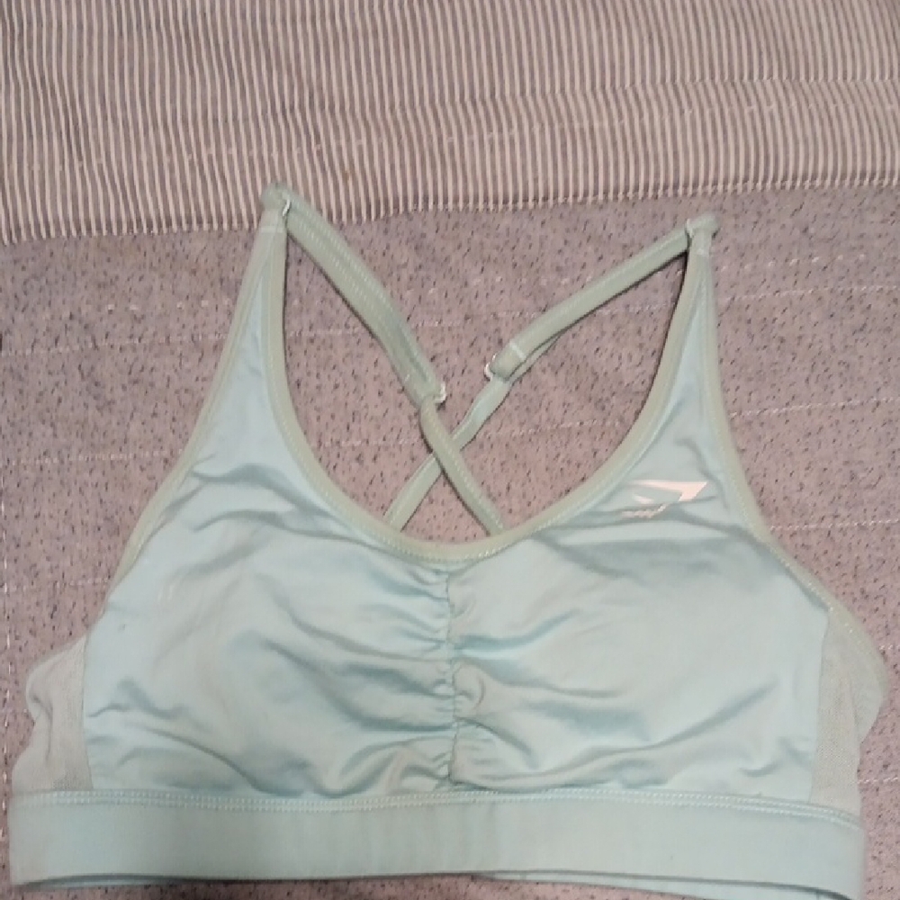 Women's Light Green Sports Bra